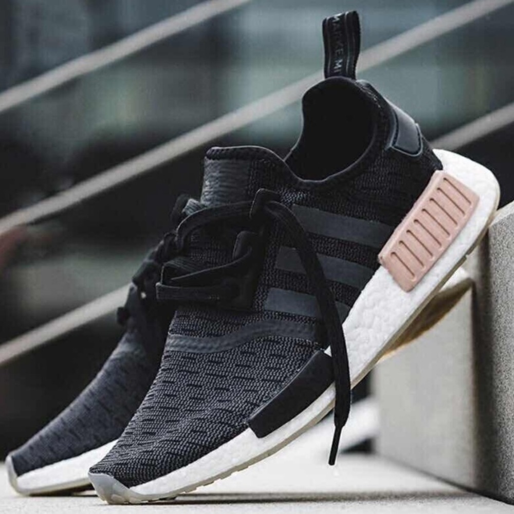 Adidas Nmdr1 shoes black carbon boost shoes